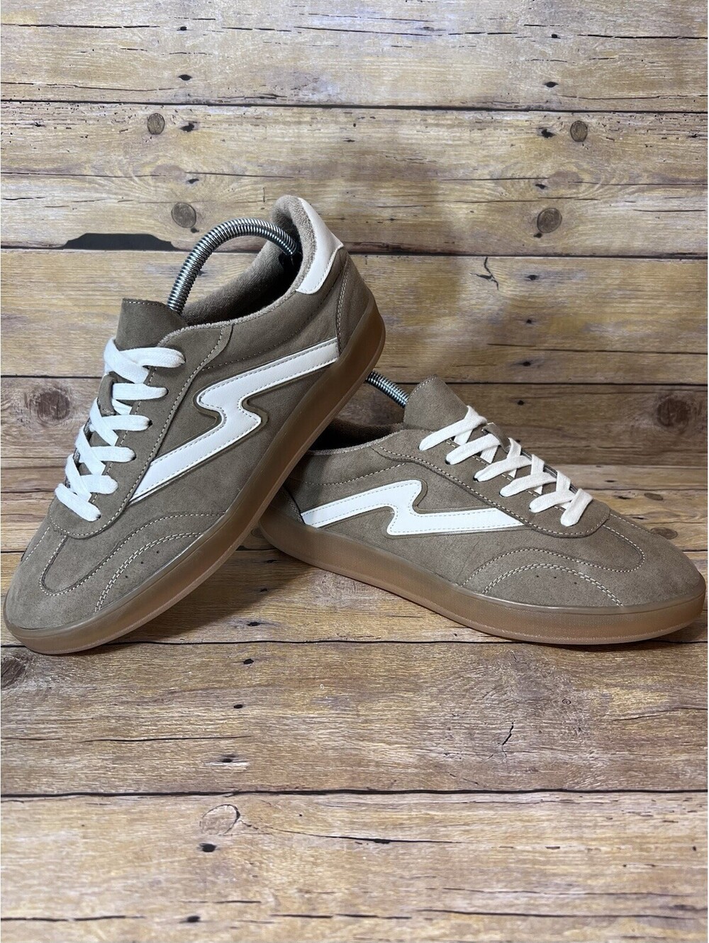 Madden Girl Women's Sneaker, Dark Taupe Size 10 M